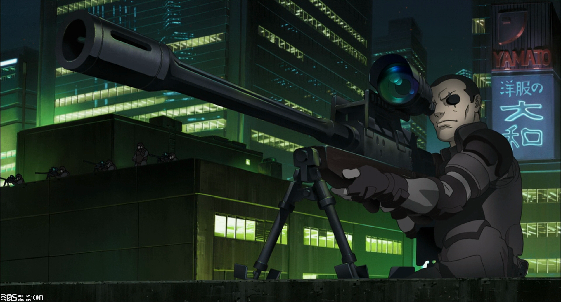 [Rising Sun] Ghost in the Shell - Stand Alone Complex - S01E01 [BD - 1080p - H264 - DTS][1035F2C0].mkv_000608.645_1.png