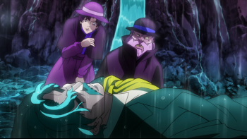 [DmonHiro] Jojo's Bizarre Adventure - 01 - Dio,The Invader (BD, 720p) [70472769].mkv_000111.383_1.png